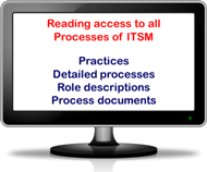 Permanent reading access to our ITSM Process Library